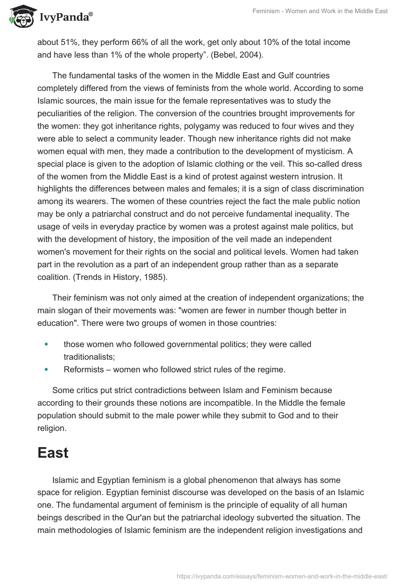 Feminism - Women and Work in the Middle East. Page 3
