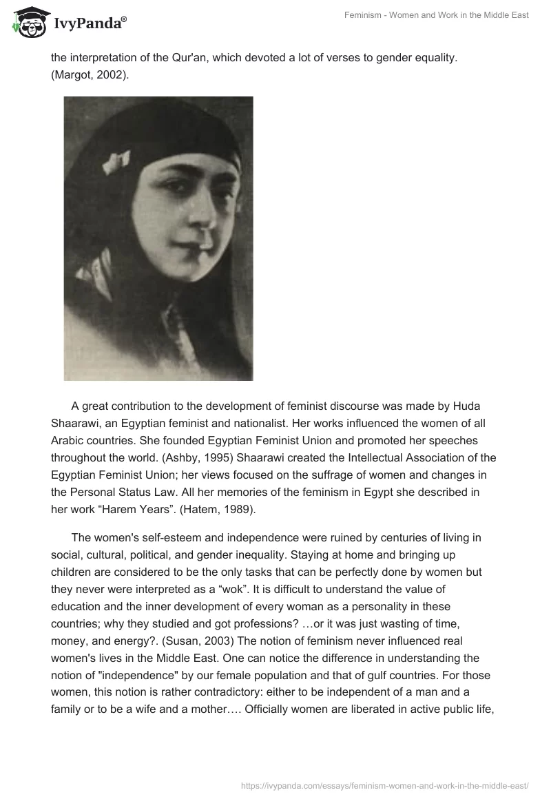Feminism - Women and Work in the Middle East. Page 4