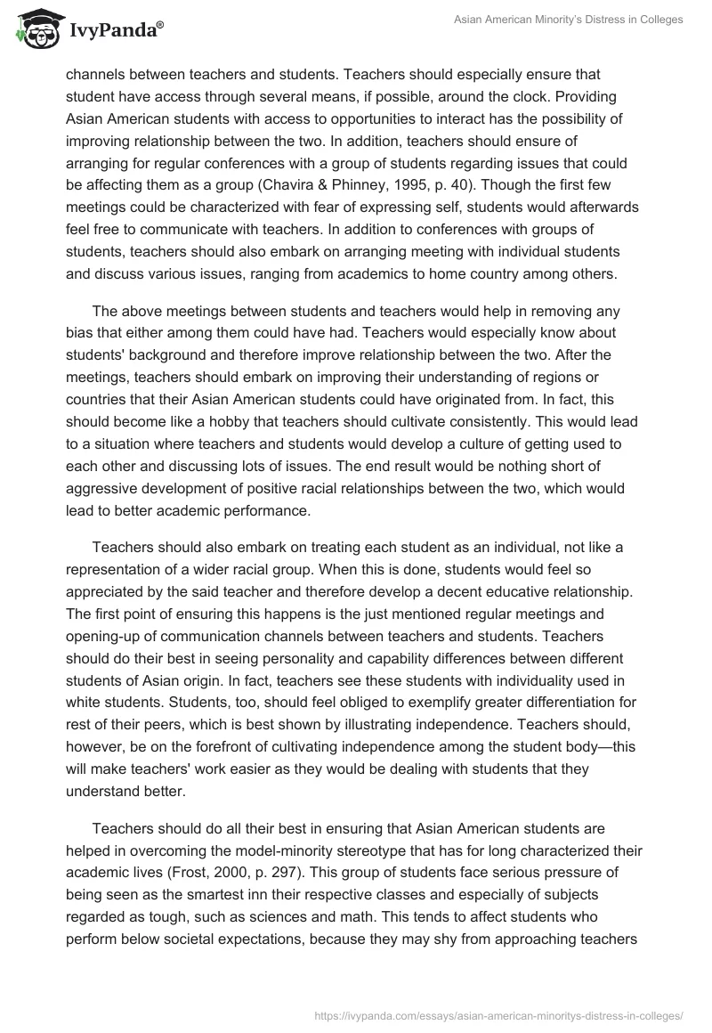 Asian American Minority’s Distress in Colleges. Page 4