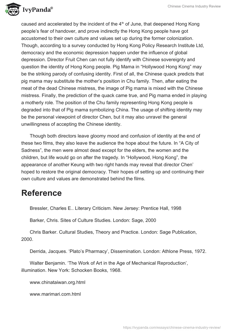 Chinese Cinema Industry Review. Page 5