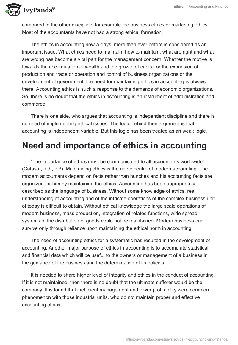 Ethics in Accounting and Finance. Page 4