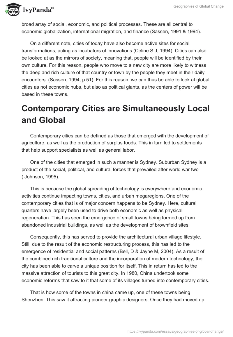 Geographies of Global Change. Page 2