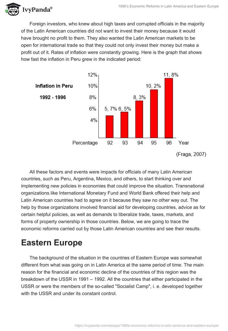 1990’s Economic Reforms in Latin America and Eastern Europe. Page 3