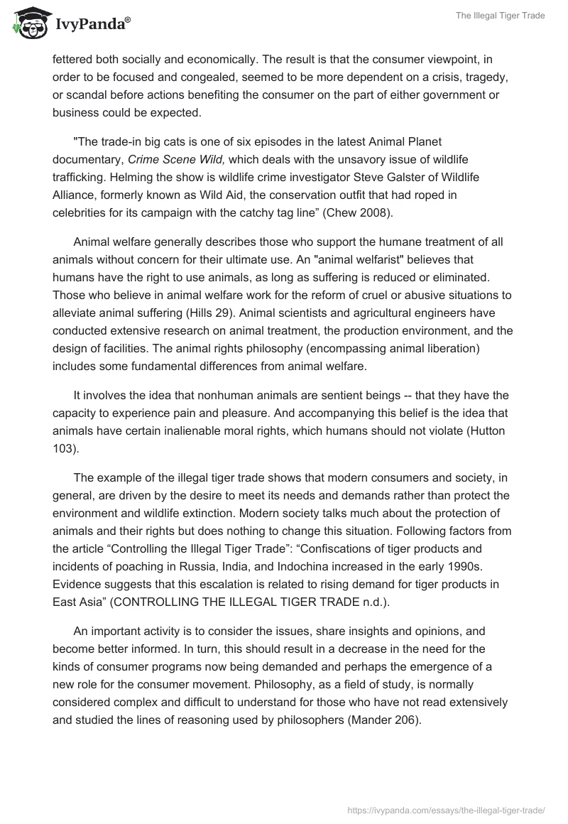 The Illegal Tiger Trade. Page 4
