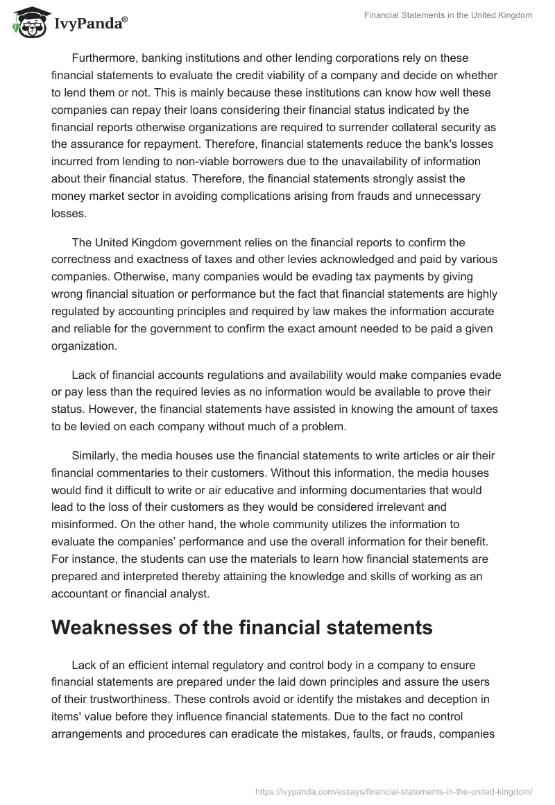 Financial Statements in the United Kingdom. Page 4
