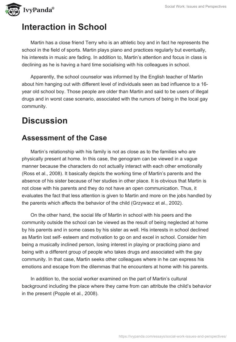Social Work: Issues and Perspectives. Page 2