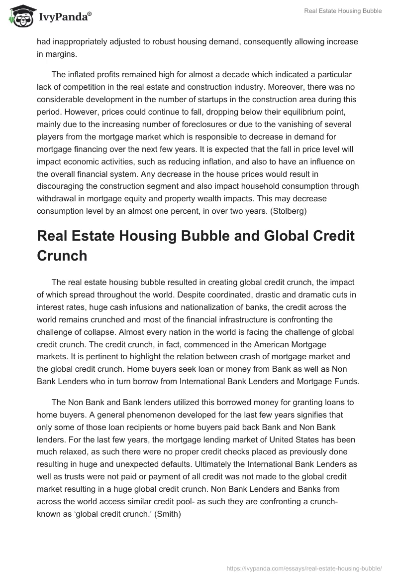 Real Estate Housing Bubble. Page 4