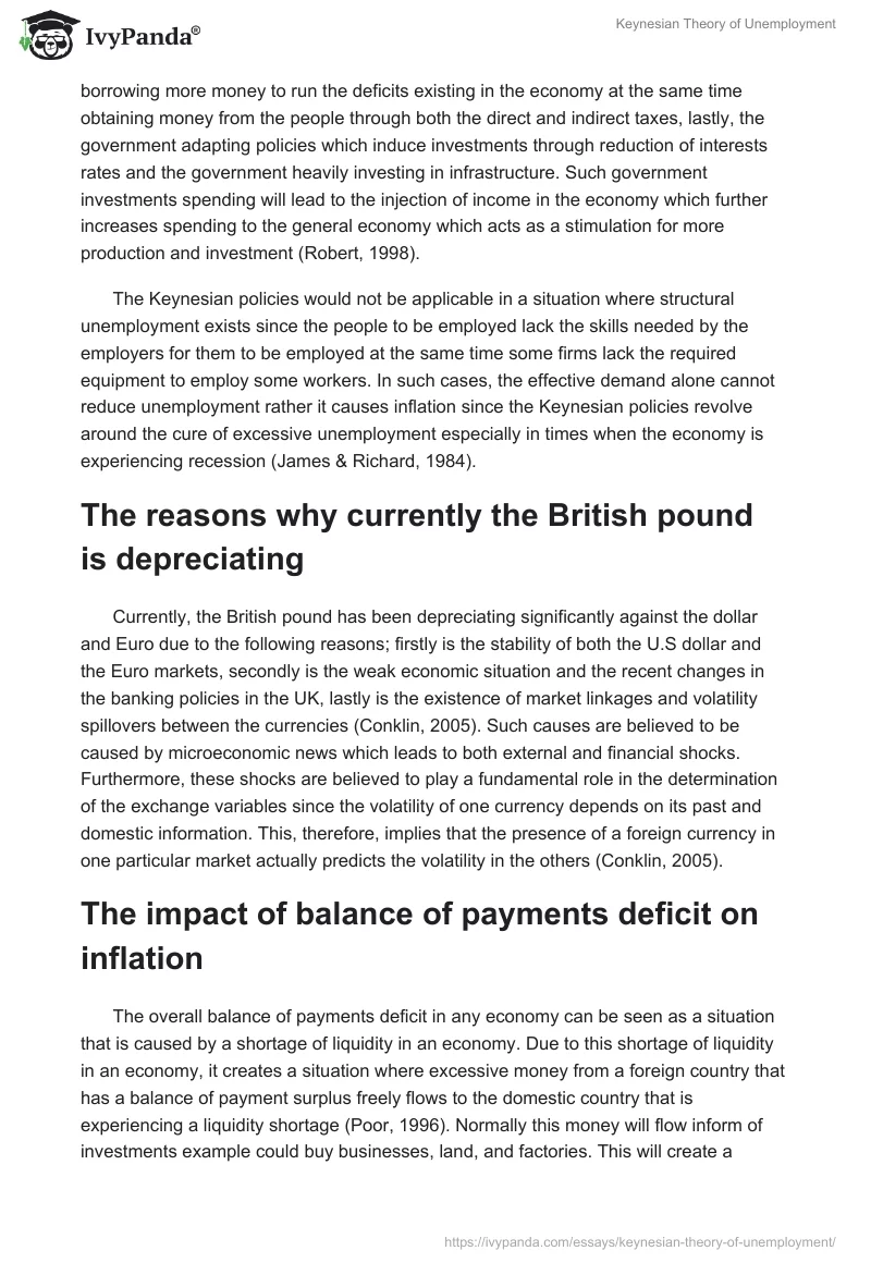 Keynesian Theory of Unemployment. Page 2