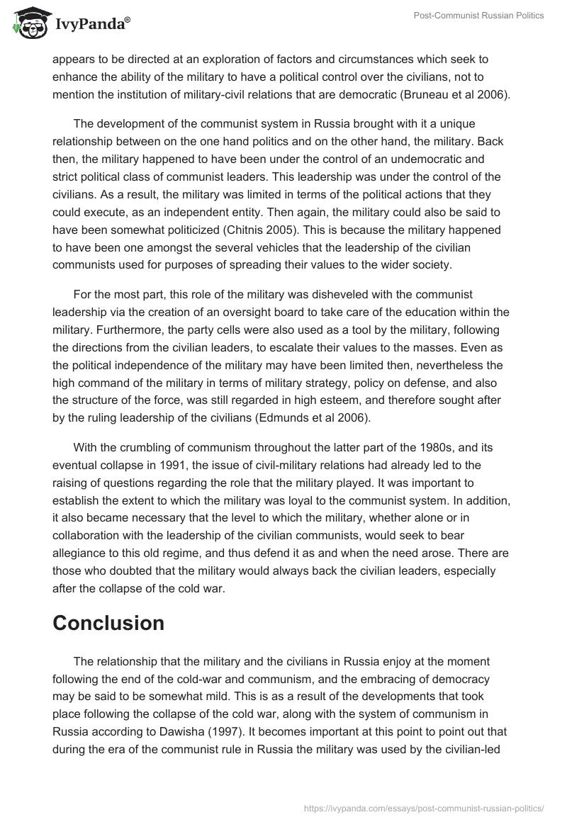 Post-Communist Russian Politics. Page 4