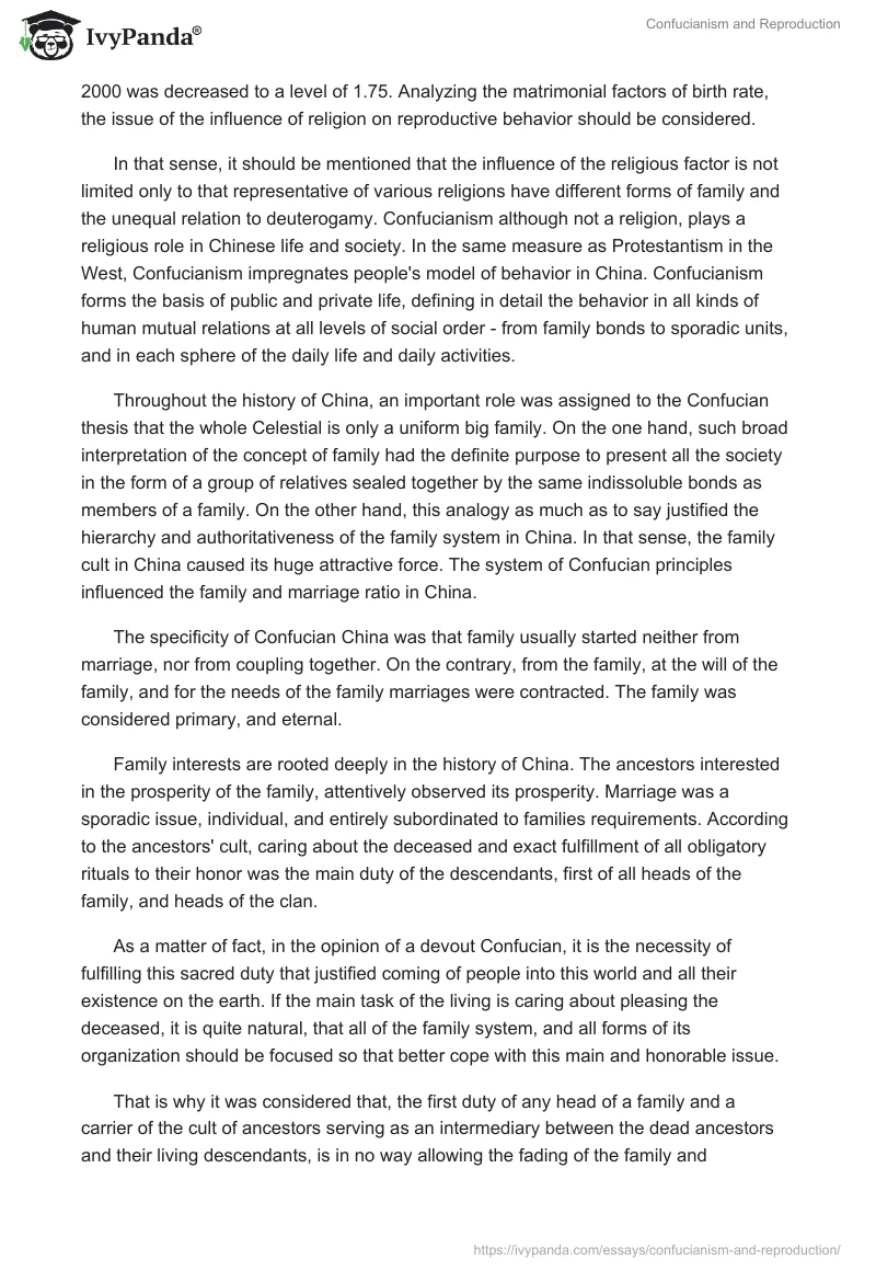 Confucianism and Reproduction. Page 3