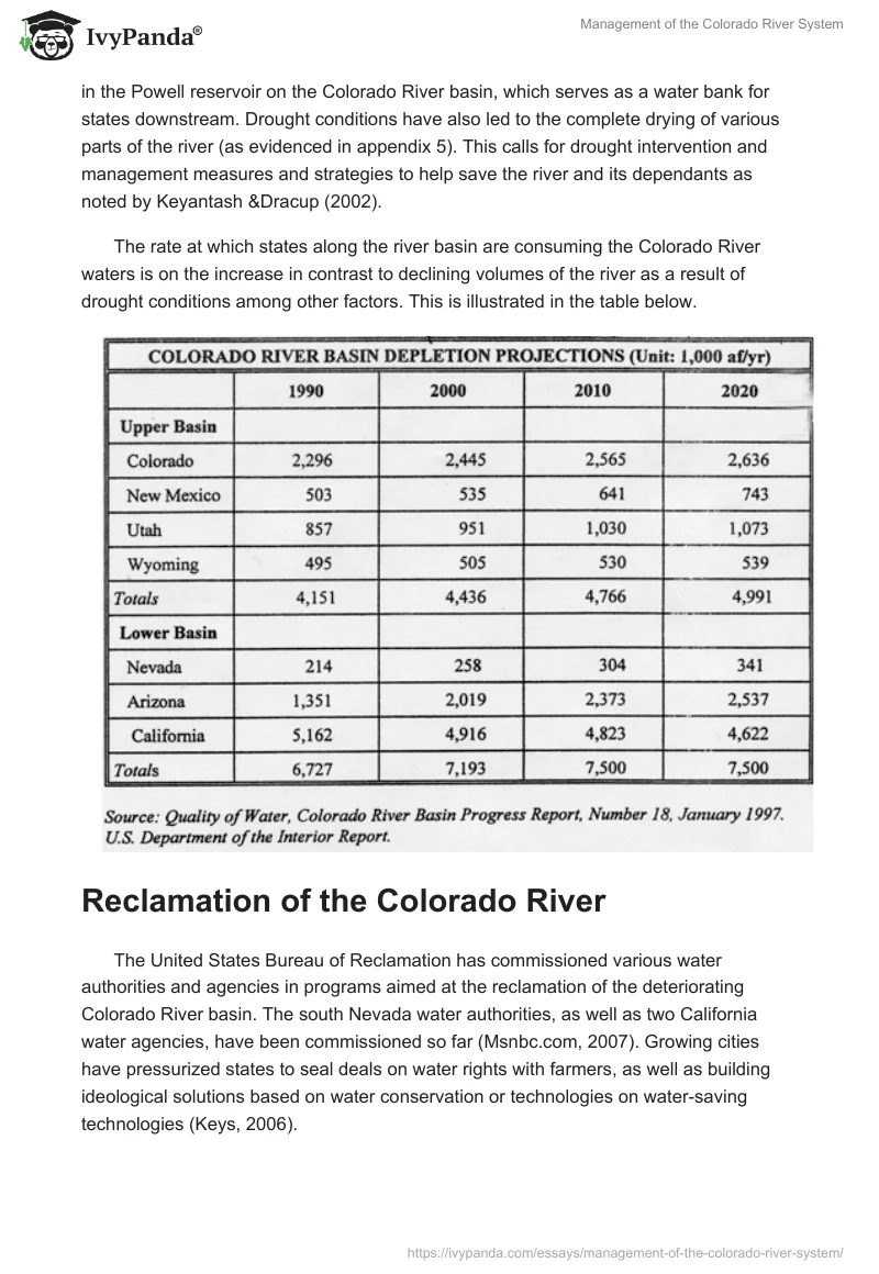 Management of the Colorado River System. Page 2