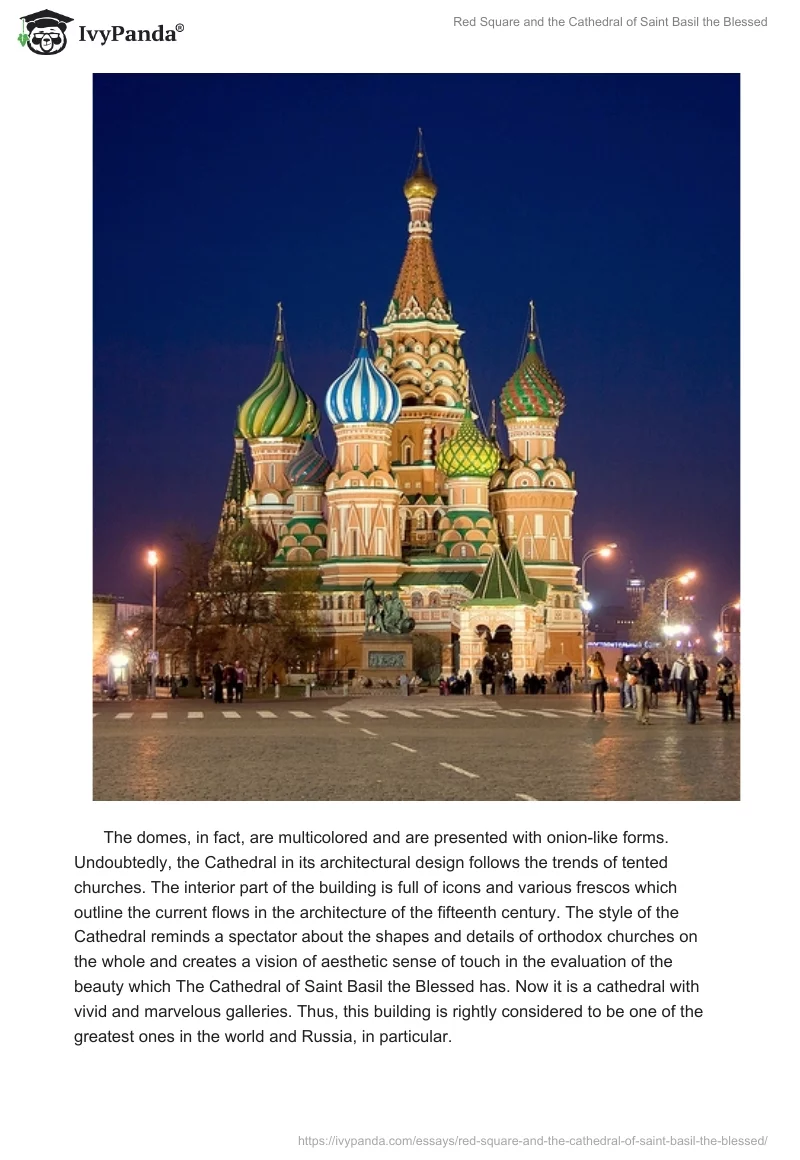 Red Square and the Cathedral of Saint Basil the Blessed. Page 2