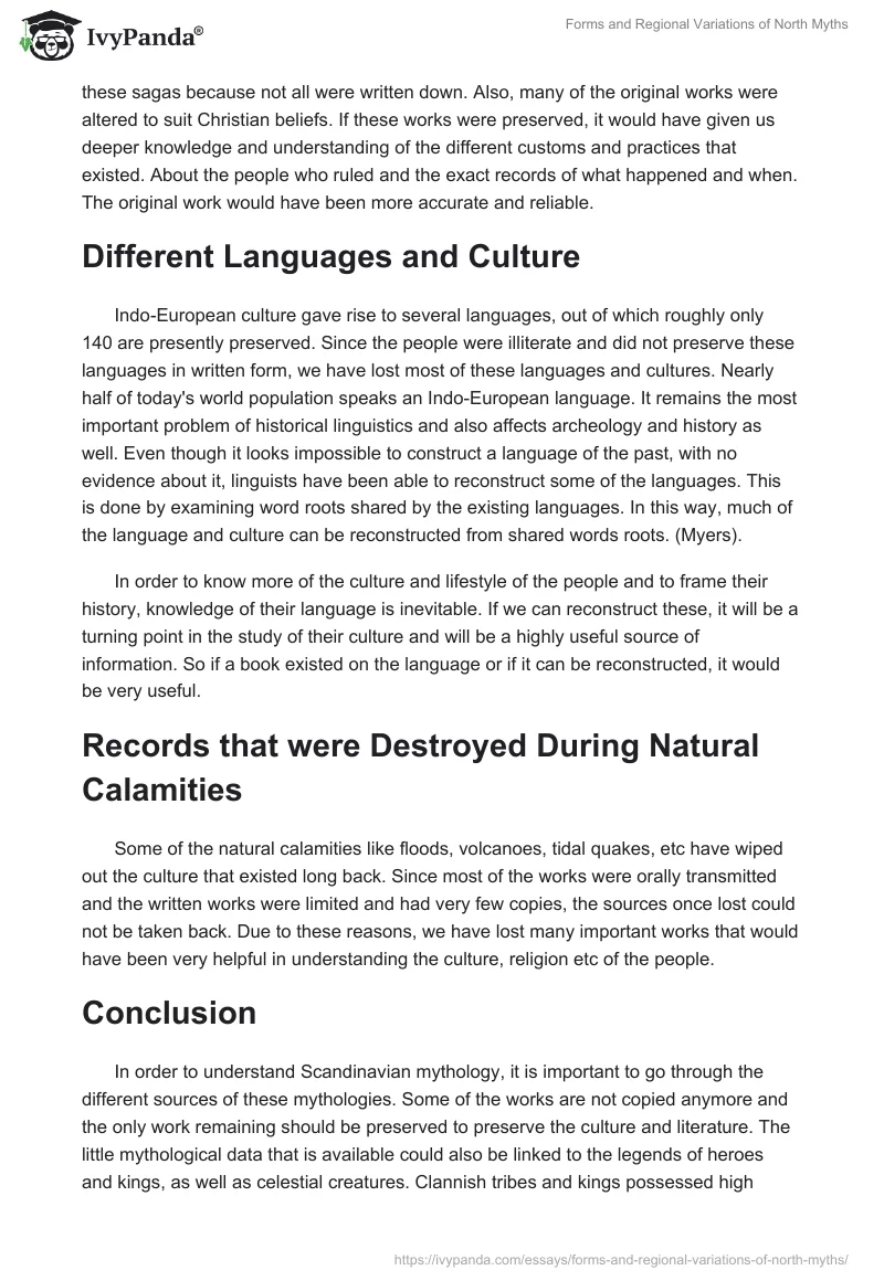 Forms and Regional Variations of North Myths. Page 4