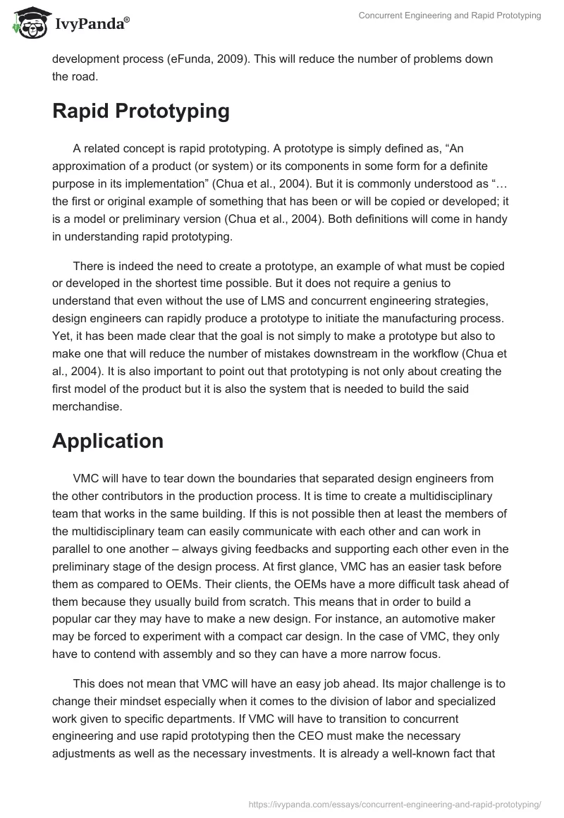 Concurrent Engineering and Rapid Prototyping. Page 3