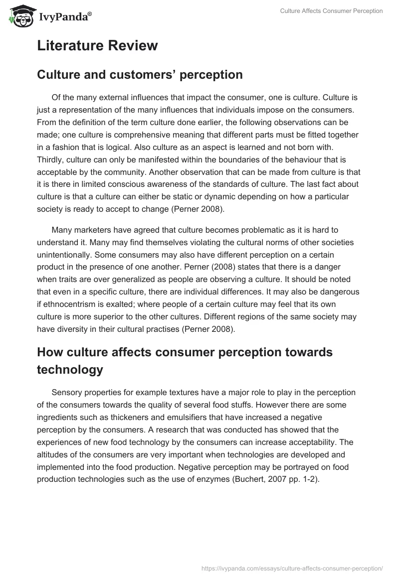 Culture Affects Consumer Perception. Page 5
