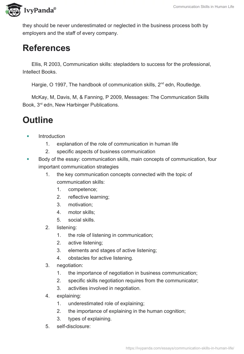 Communication Skills in Human Life. Page 5