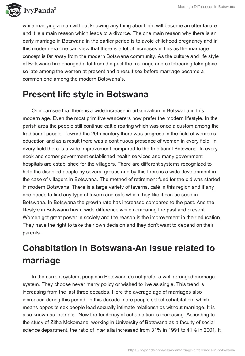 Marriage Differences in Botswana. Page 5