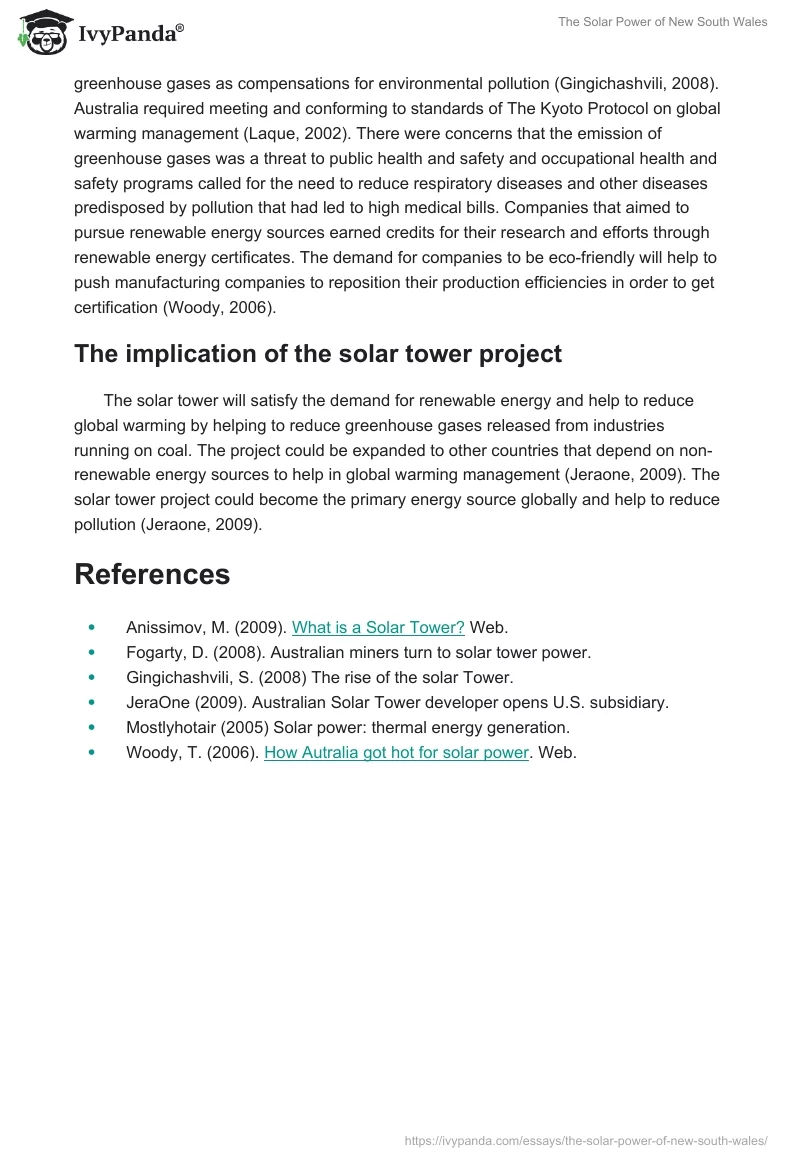 The Solar Power of New South Wales. Page 3