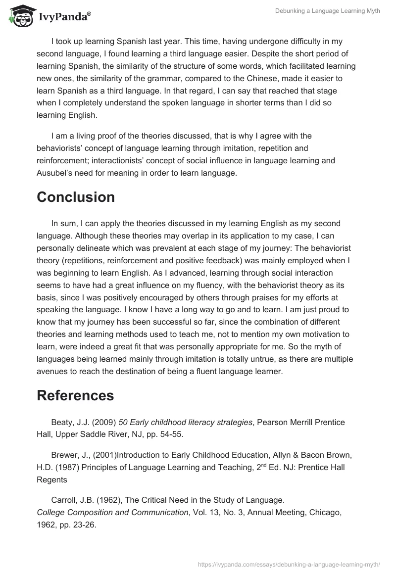 Debunking a Language Learning Myth. Page 5