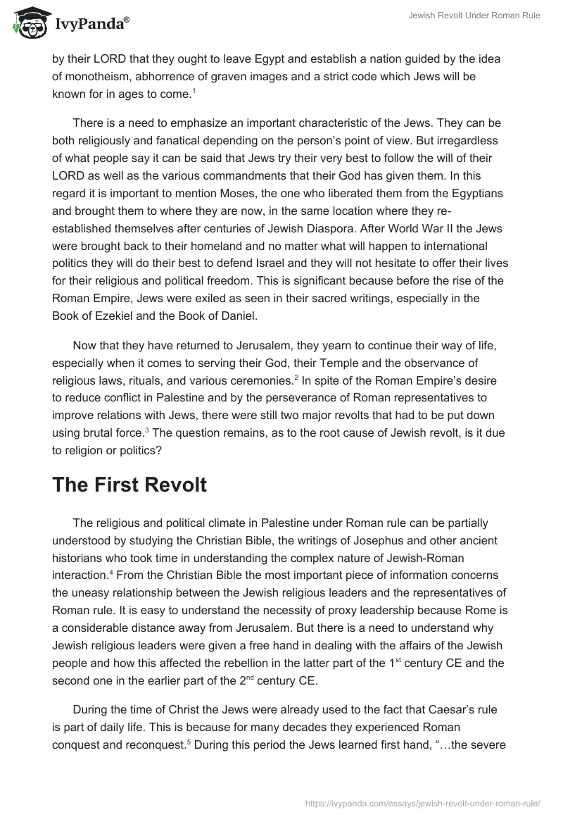 Jewish Revolt Under Roman Rule. Page 2