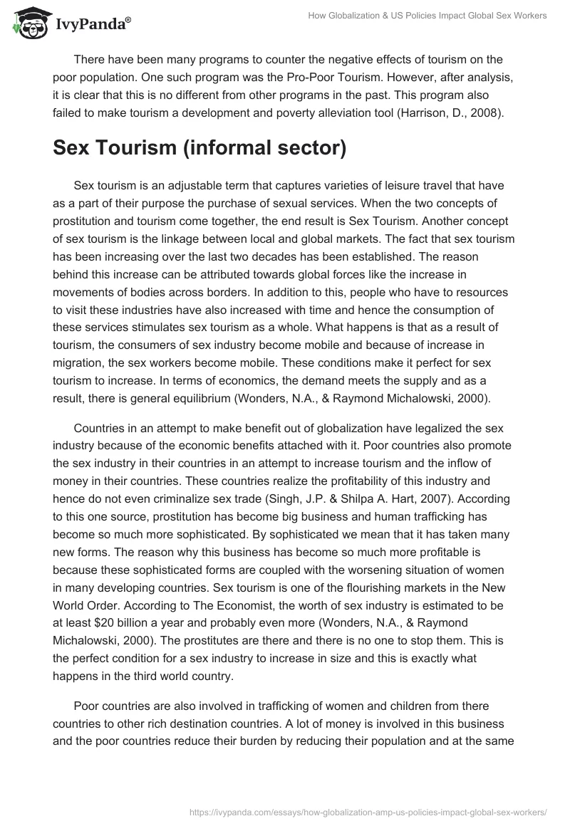 How Globalization & US Policies Impact Global Sex Workers. Page 5