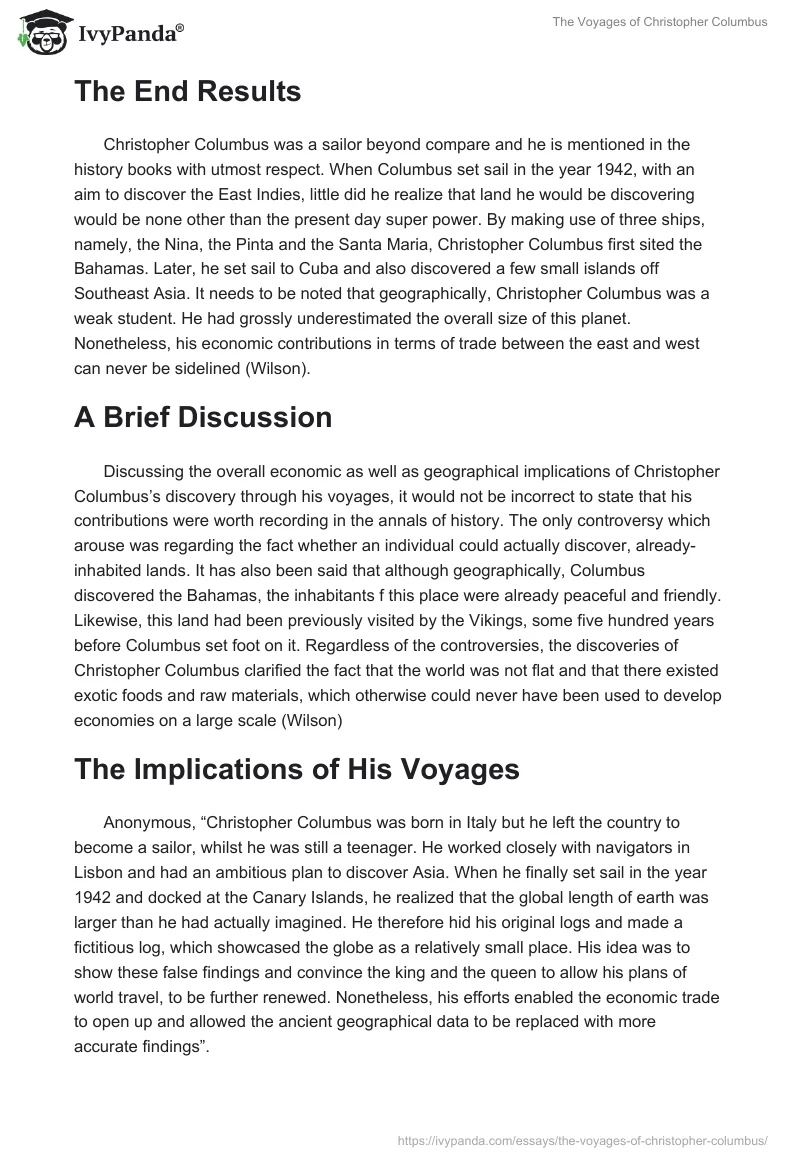 The Voyages of Christopher Columbus. Page 4
