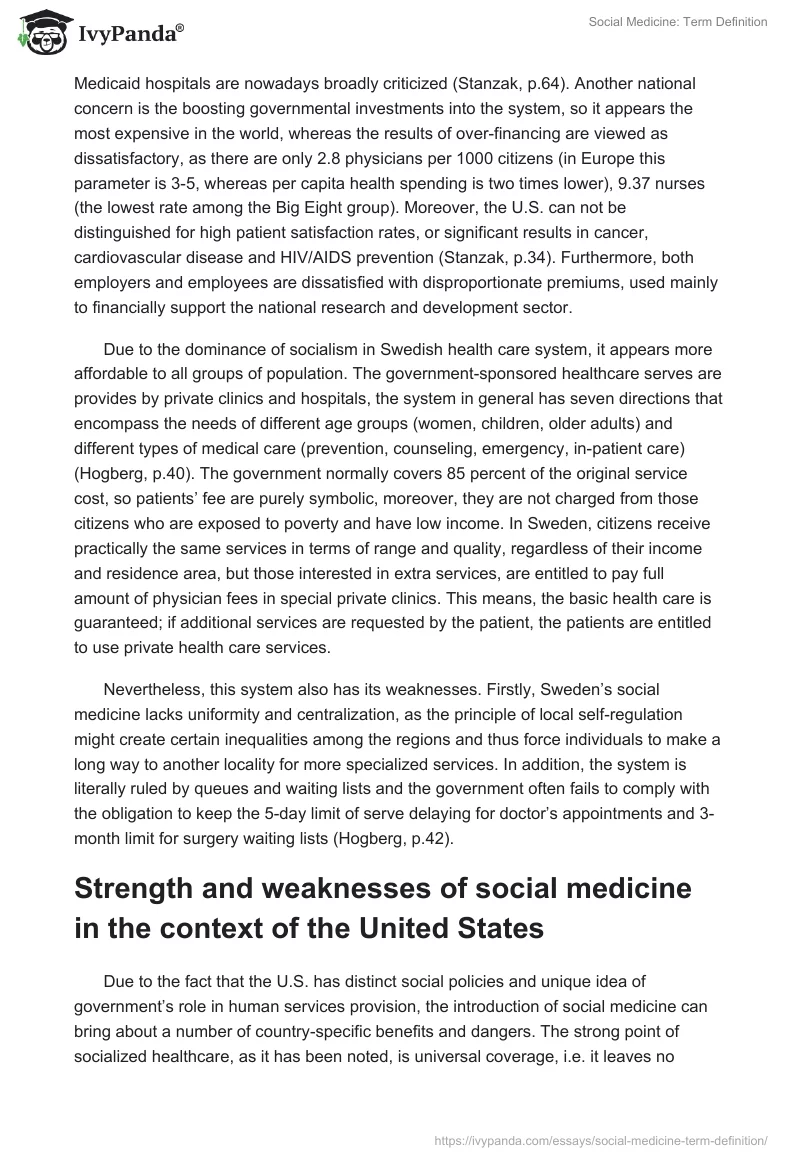 Social Medicine: Term Definition. Page 3