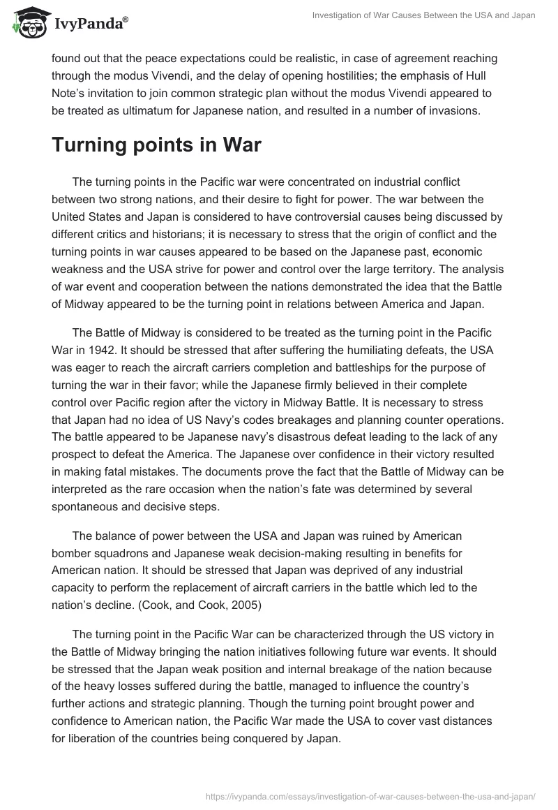 Investigation of War Causes Between the USA and Japan. Page 3