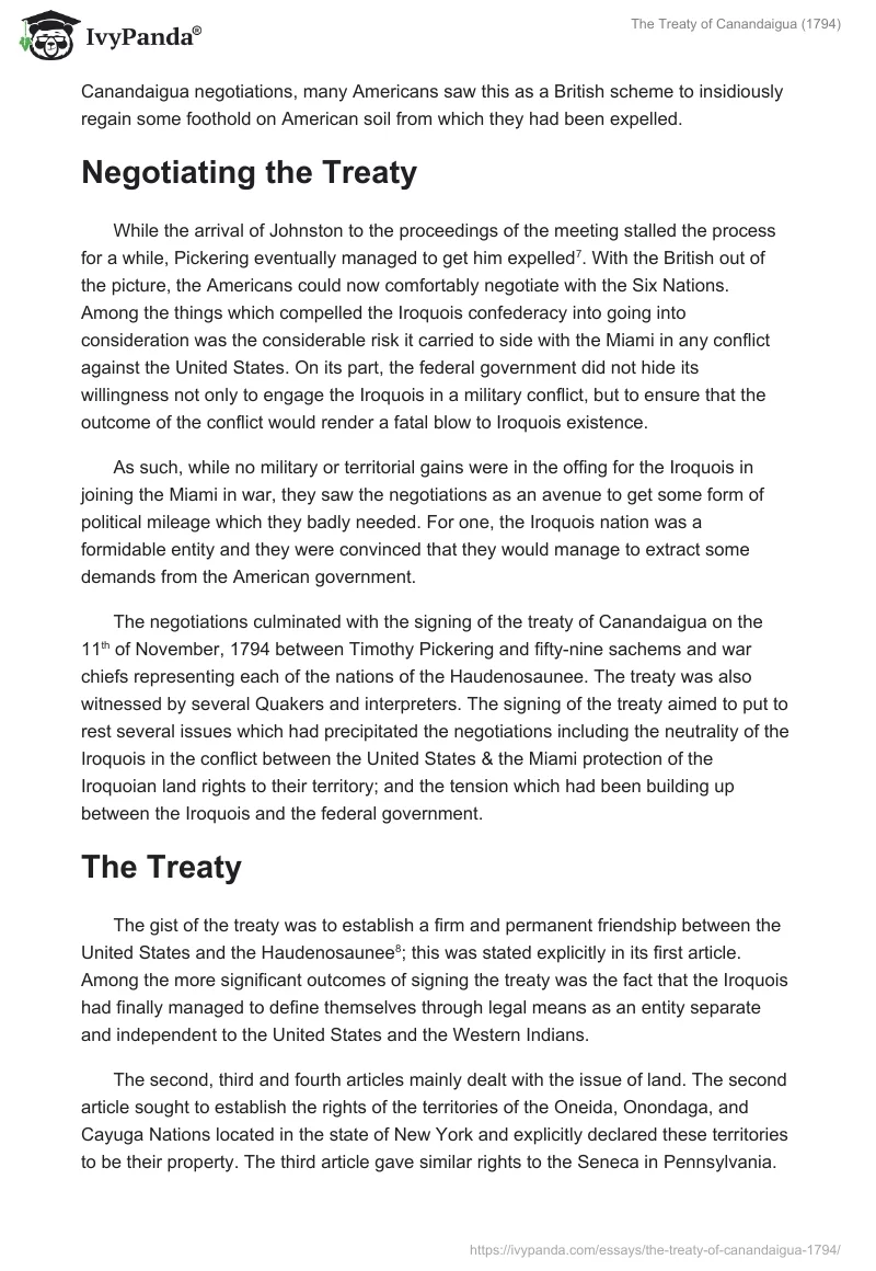 The Treaty of Canandaigua (1794). Page 4