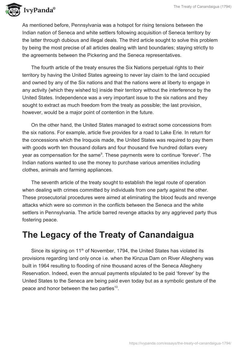 The Treaty of Canandaigua (1794). Page 5
