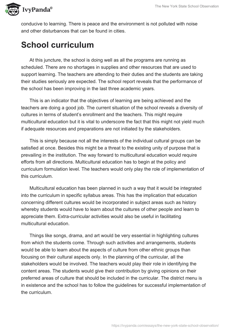 The New York State School Observation. Page 2