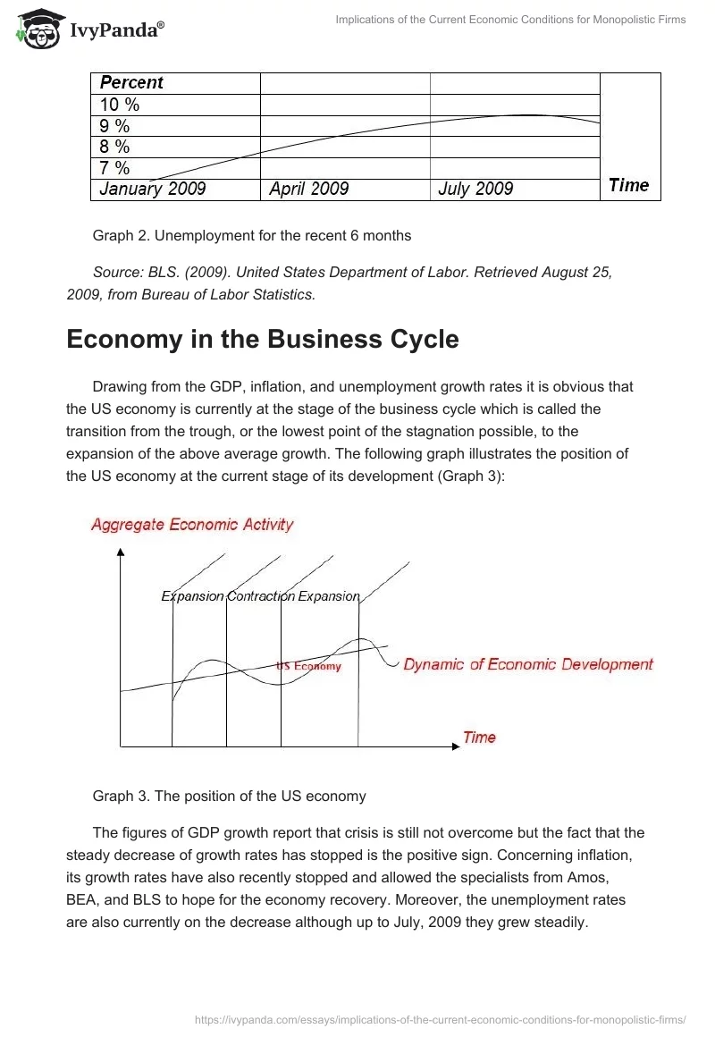 Implications of the Current Economic Conditions for Monopolistic Firms. Page 4