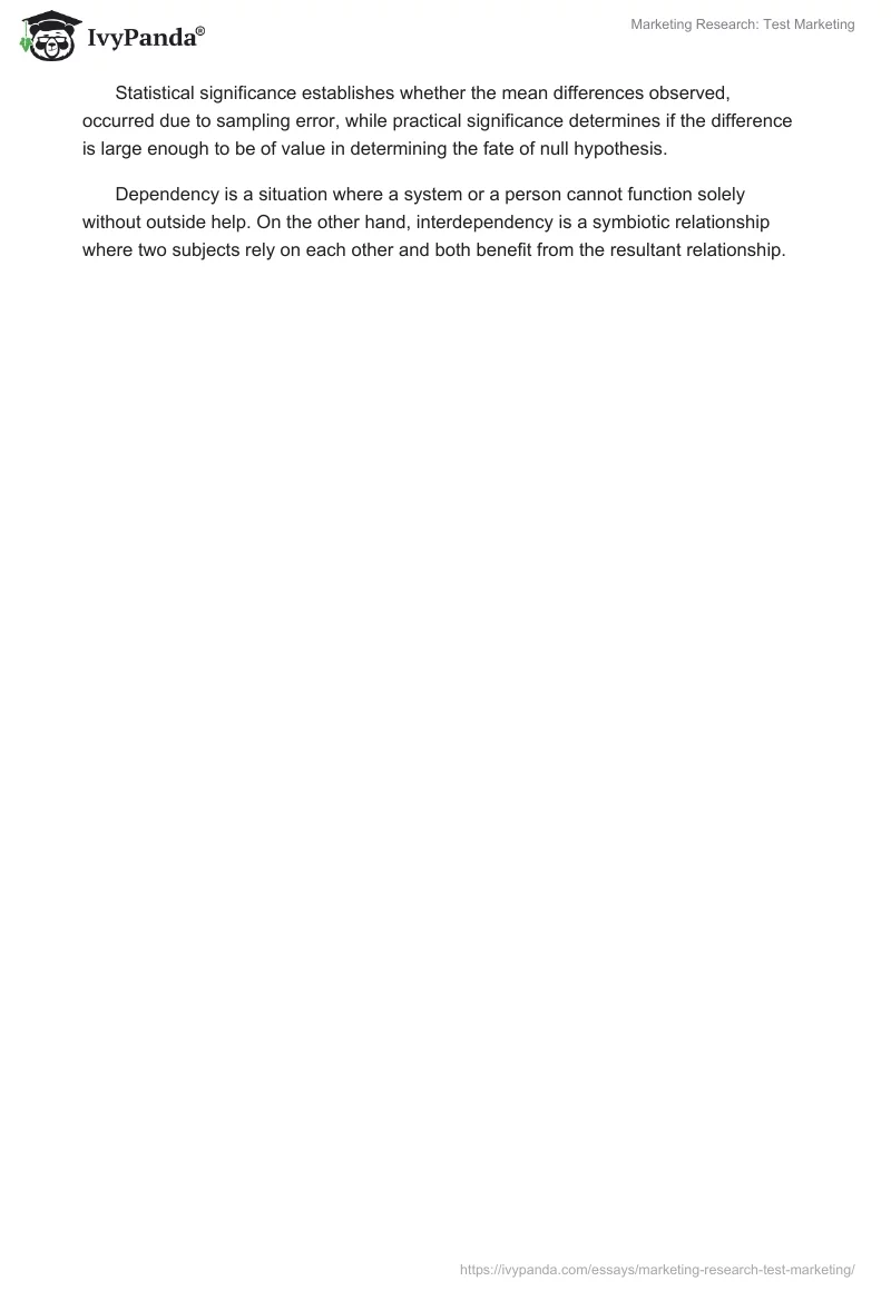 Marketing Research: Test Marketing. Page 3