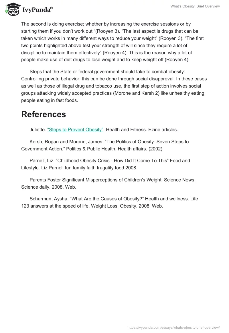 What’s Obesity: Brief Overview. Page 3