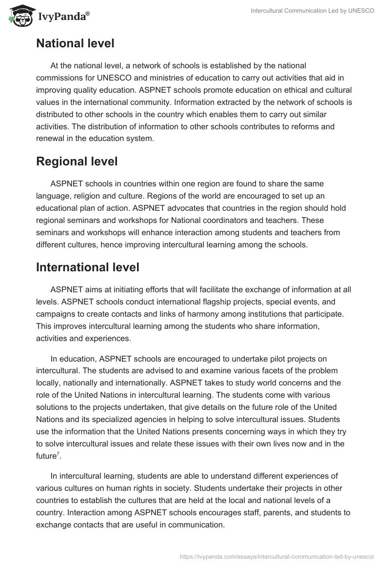 Intercultural Communication Led by UNESCO. Page 3