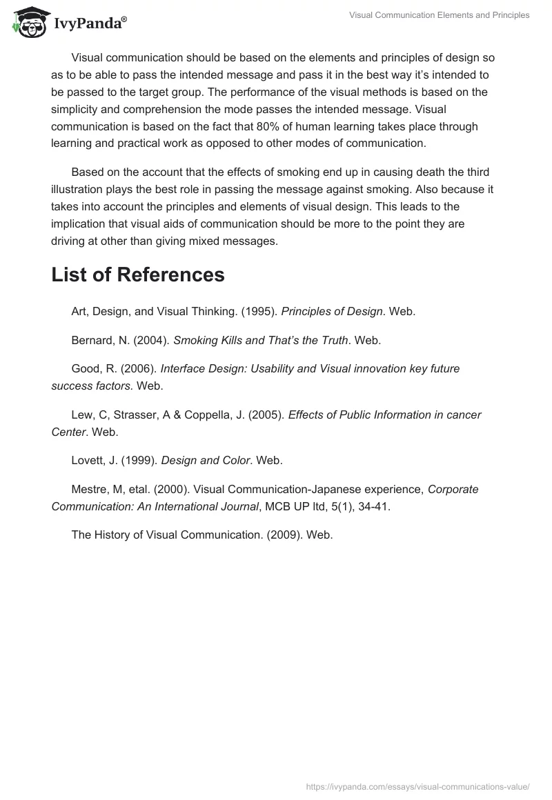 Visual Communication Elements and Principles. Page 5