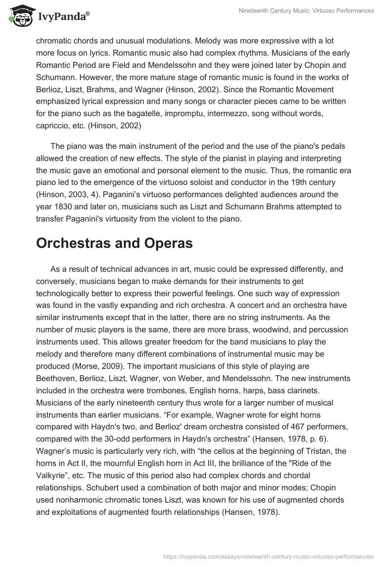 Nineteenth Century Music: Virtuoso Performances. Page 3