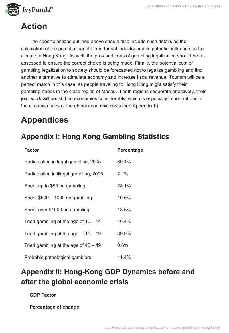 Legalization of Casino Gambling in Hong Kong. Page 3