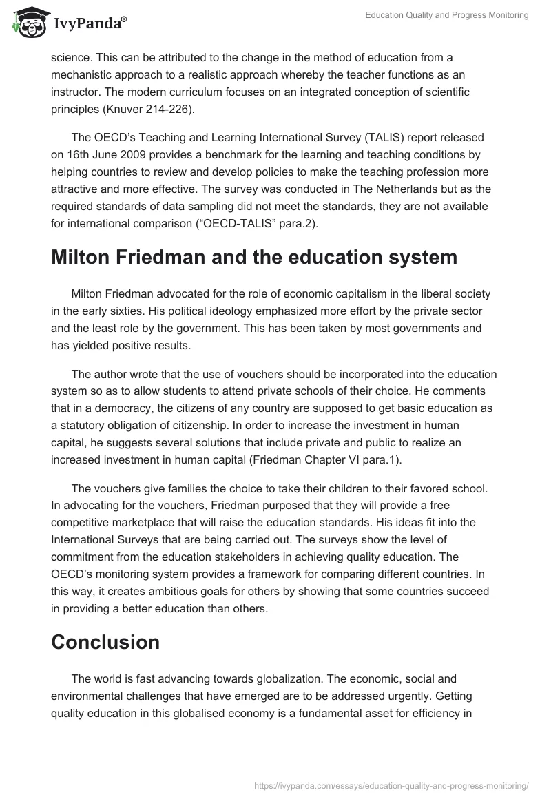 Education Quality and Progress Monitoring. Page 2