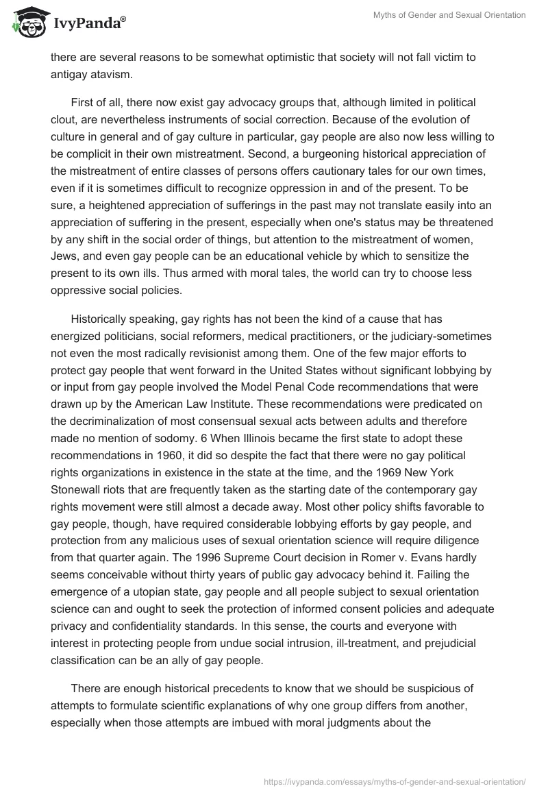 Myths of Gender and Sexual Orientation. Page 5