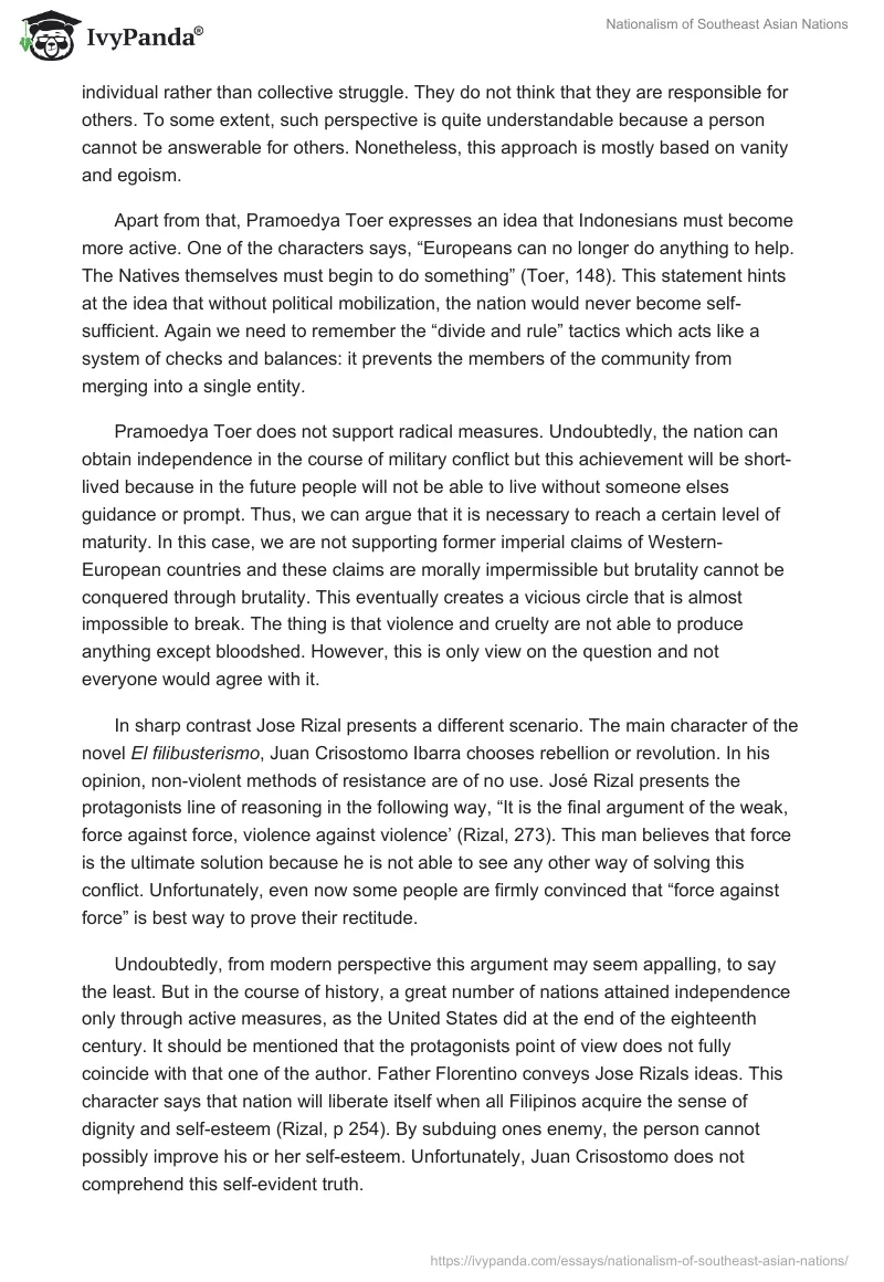 Nationalism of Southeast Asian Nations. Page 4