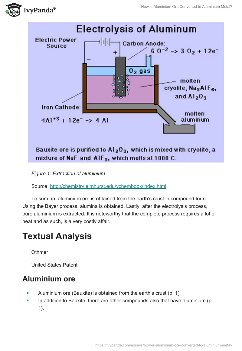 How is Aluminium Ore Converted to Aluminium Metal?. Page 3