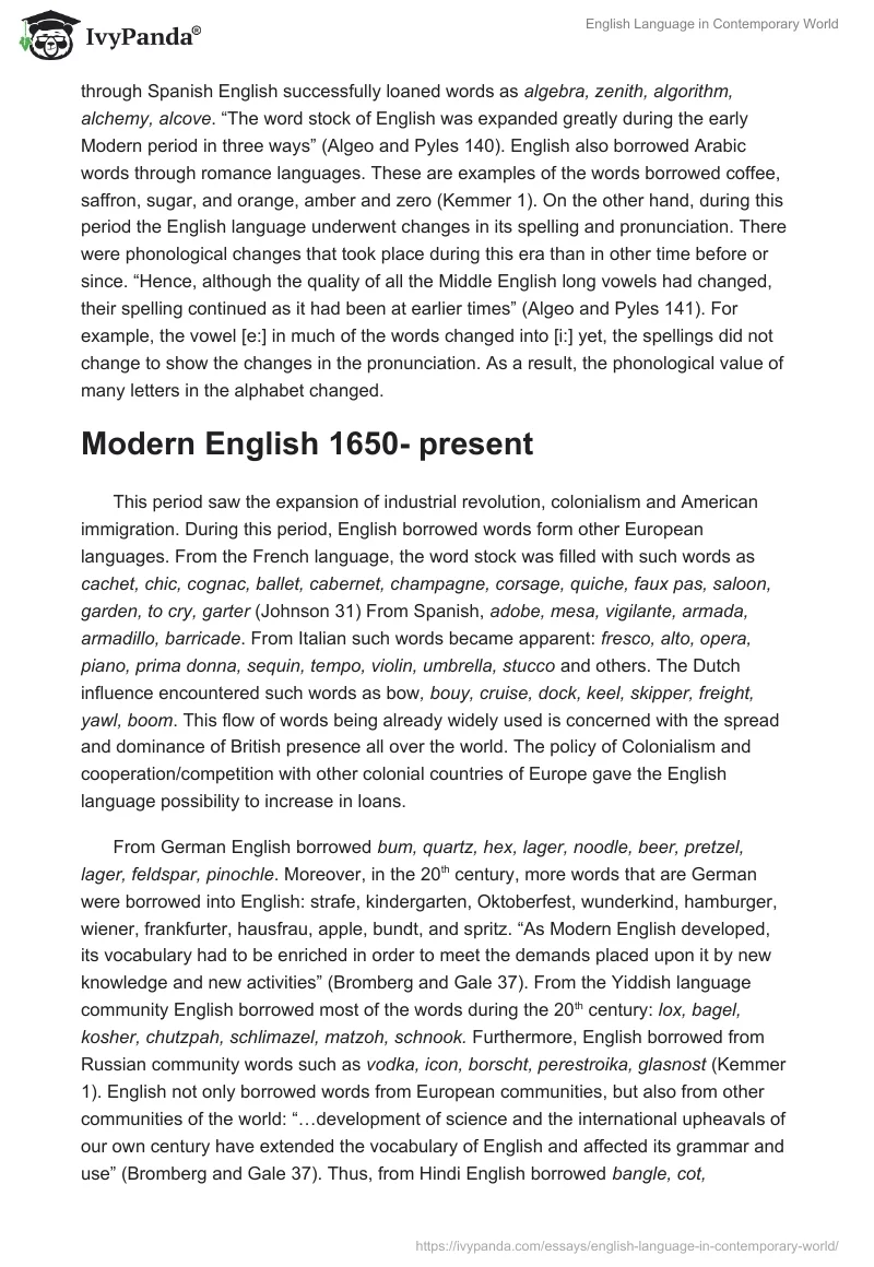 English Language in Contemporary World. Page 5