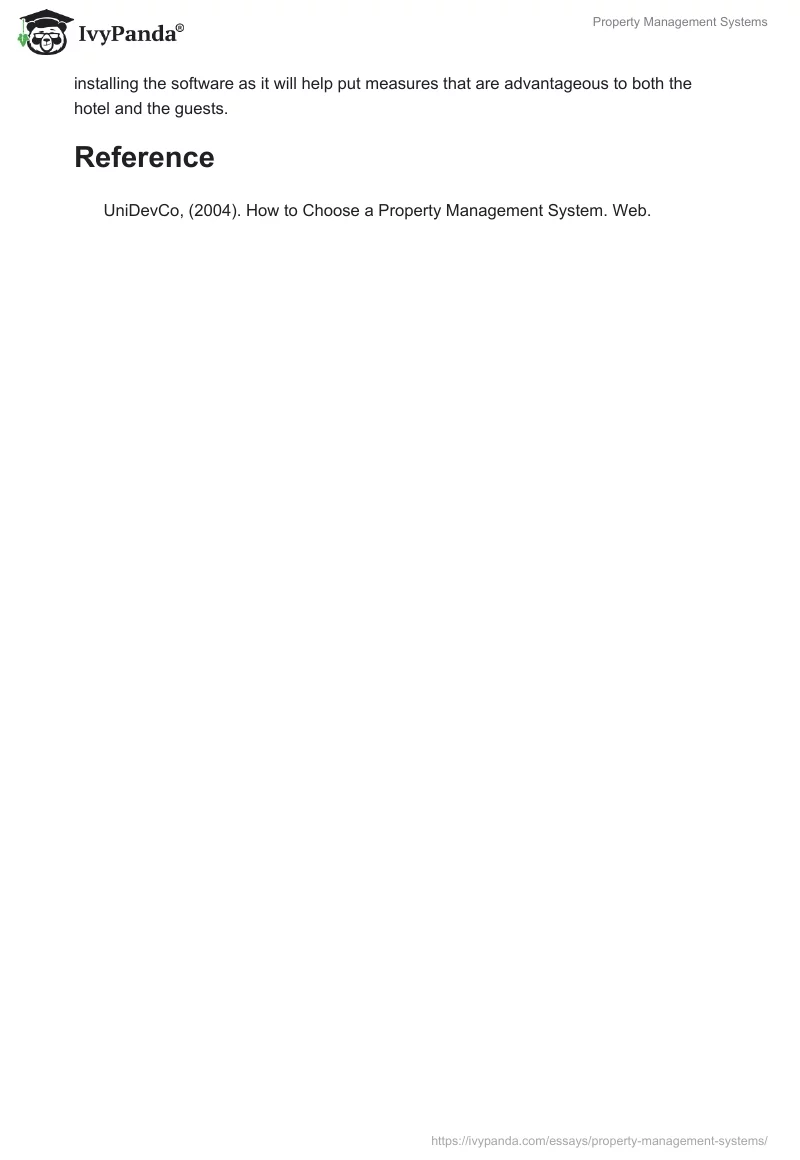 Property Management Systems. Page 3