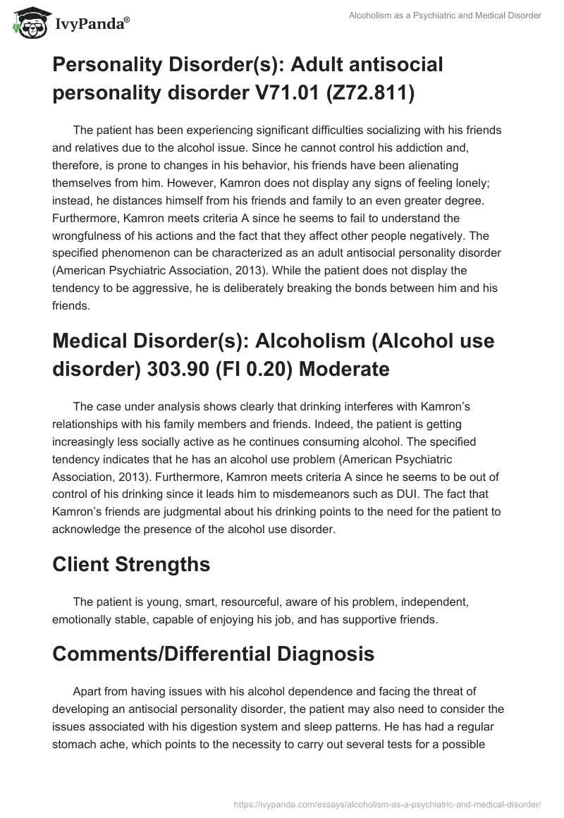Alcoholism as a Psychiatric and Medical Disorder. Page 2