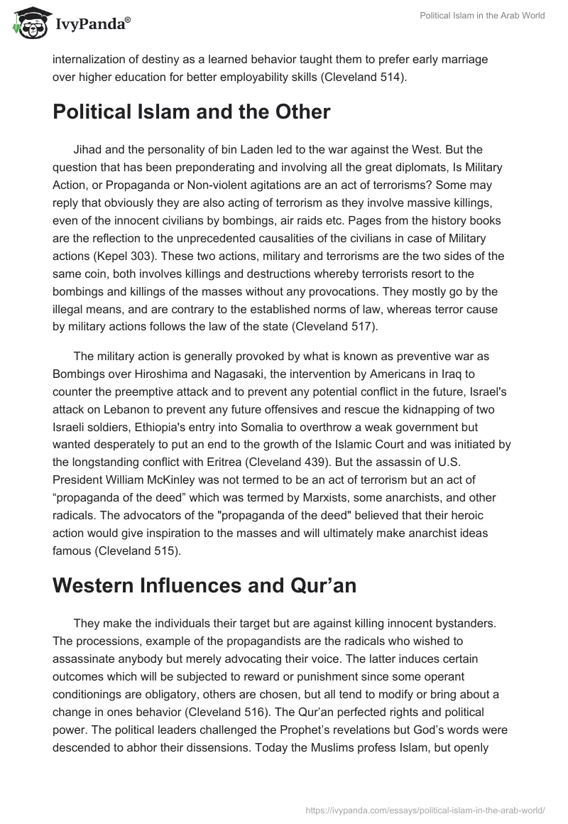 Political Islam in the Arab World. Page 2