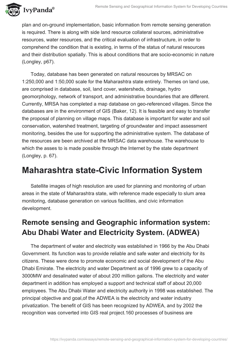Remote Sensing and Geographical Information System for Developing Countries. Page 5