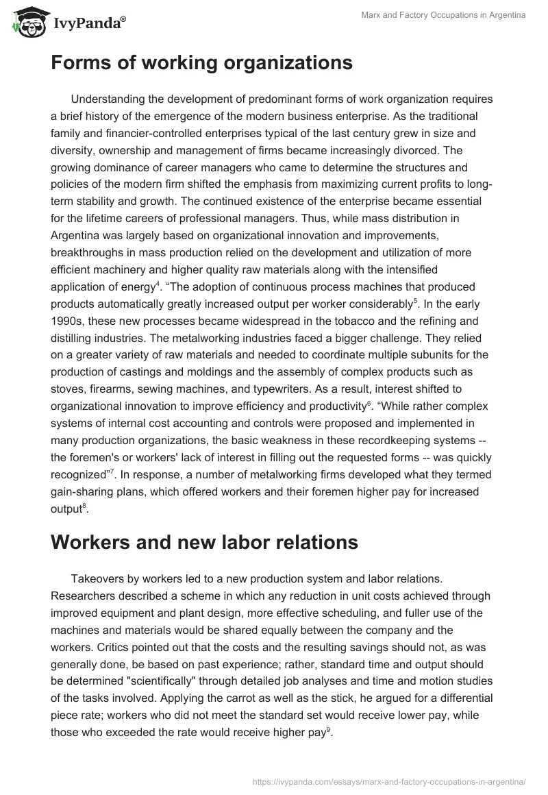 Marx and Factory Occupations in Argentina. Page 2