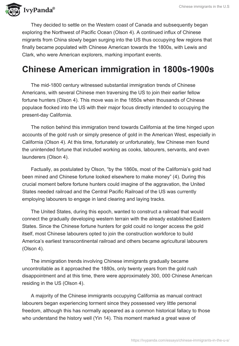 Chinese immigrants in the U.S. Page 2