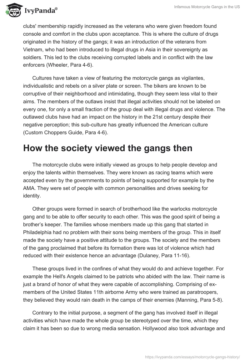 Infamous Motorcycle Gangs in the US. Page 2
